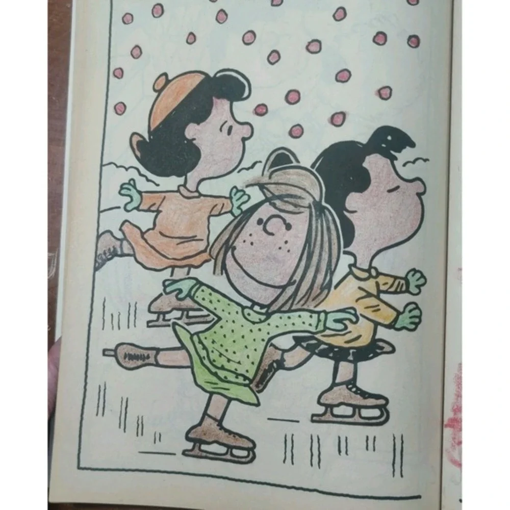 SNOOPY & FRIENDS COLORING BOOK GIANT‎ GOLDEN BOOK 3143 SCHULZ 1987 PEANUTS.